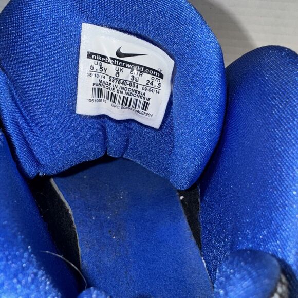 2014 Nike Air Penny V Grade School Size 6.5 Used 537640-004 - Picture 9 of 9